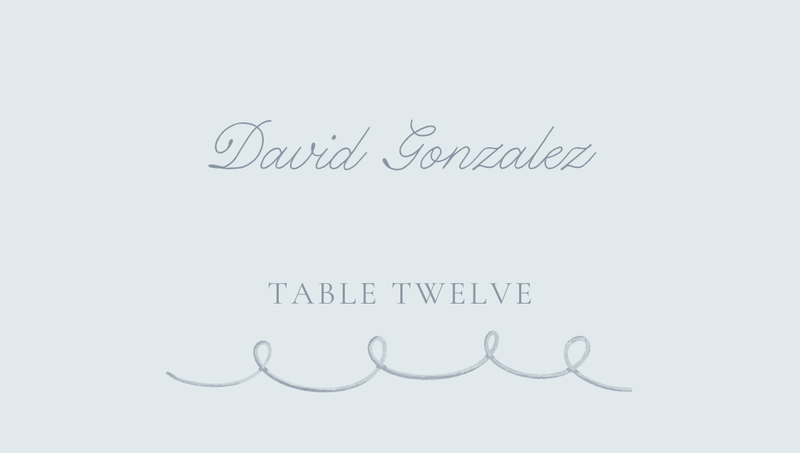 Boracay | Ice | Zola Wedding Place Cards