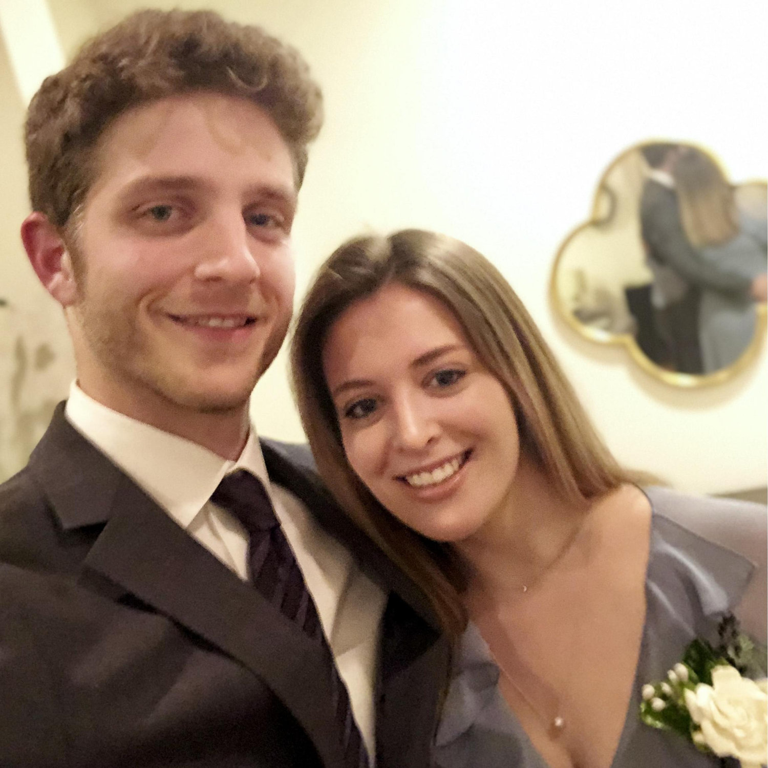 All dressed up for Marianna's grad school "prom."