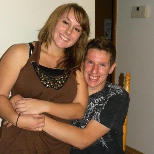 Matt and Christina about 1 year into dating on his 19th birthday