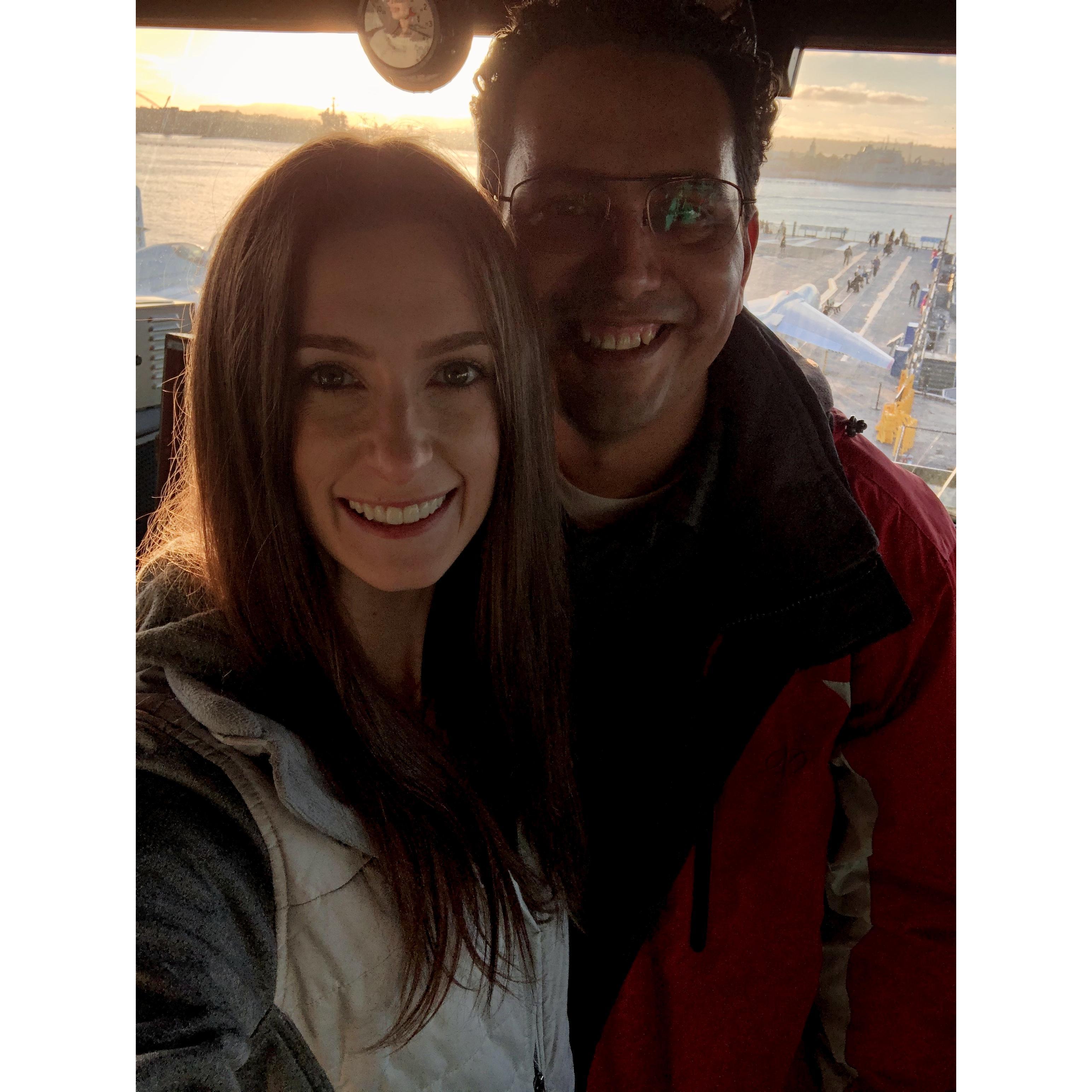 On the USS Midway