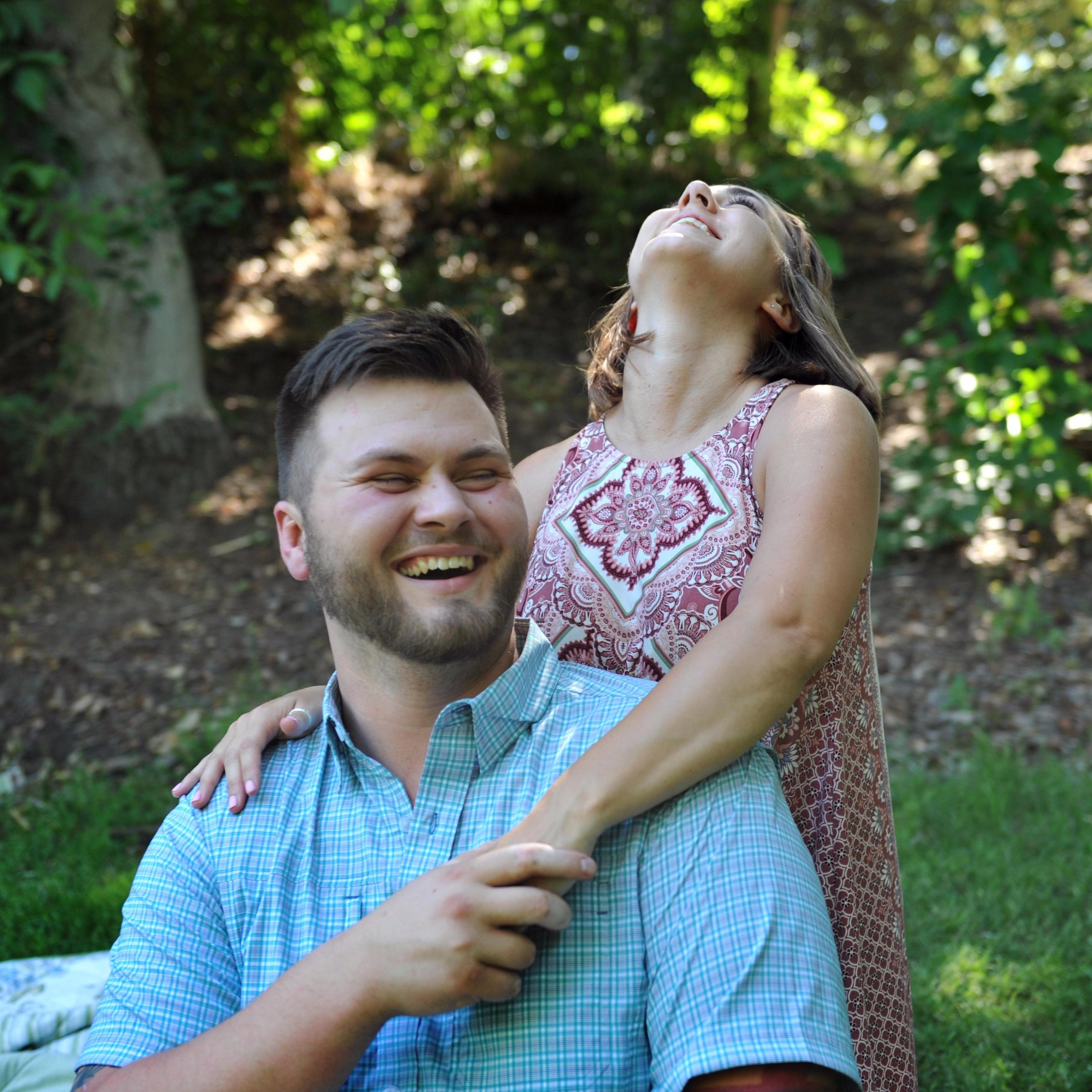 Alexia: No wonder I have such a bad neck...this guy brings so much laughter to my life.