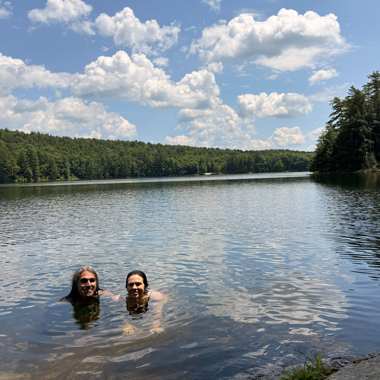 el lago es
