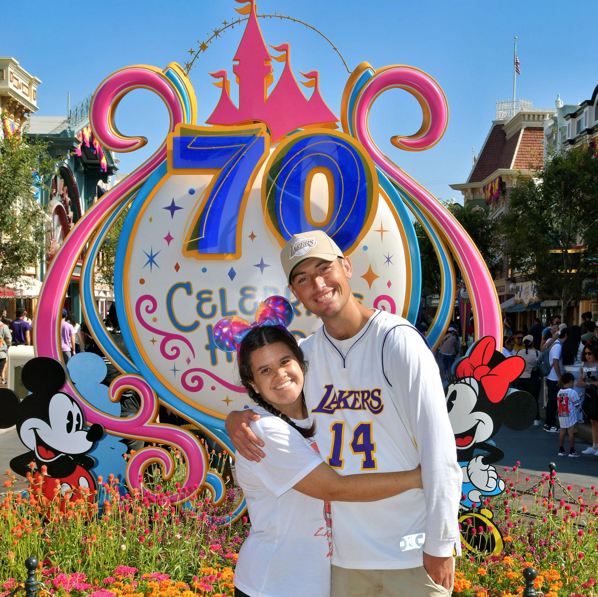 Our first time at Disneyland together.