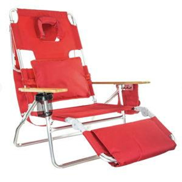 Ostrich Deluxe 3N1 Chairwith Added Padding (in Red)
