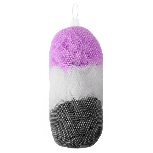 StyleWurks™ 3-Pack Mesh Sponges in Pink