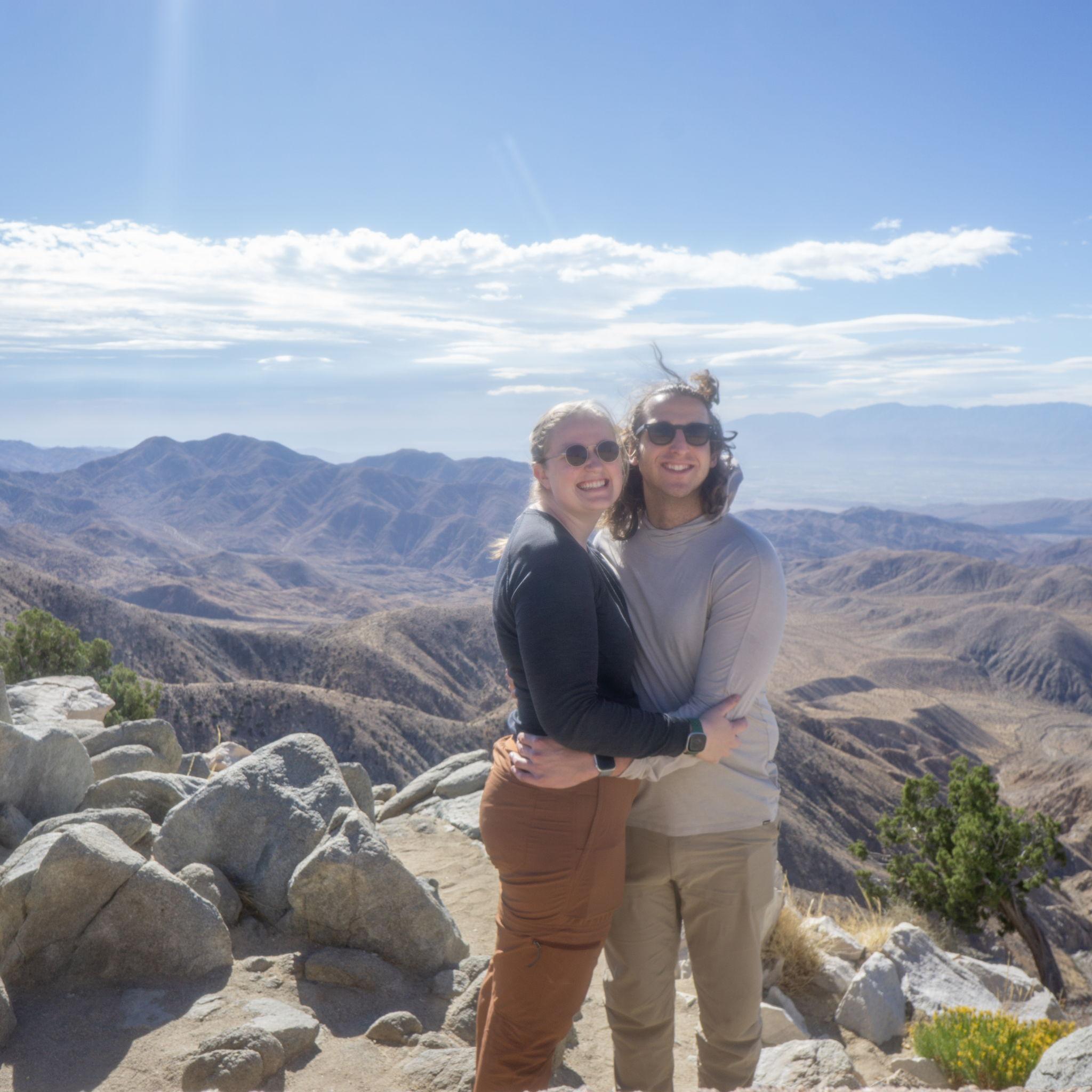 Hiking at Joshua Tree National Park