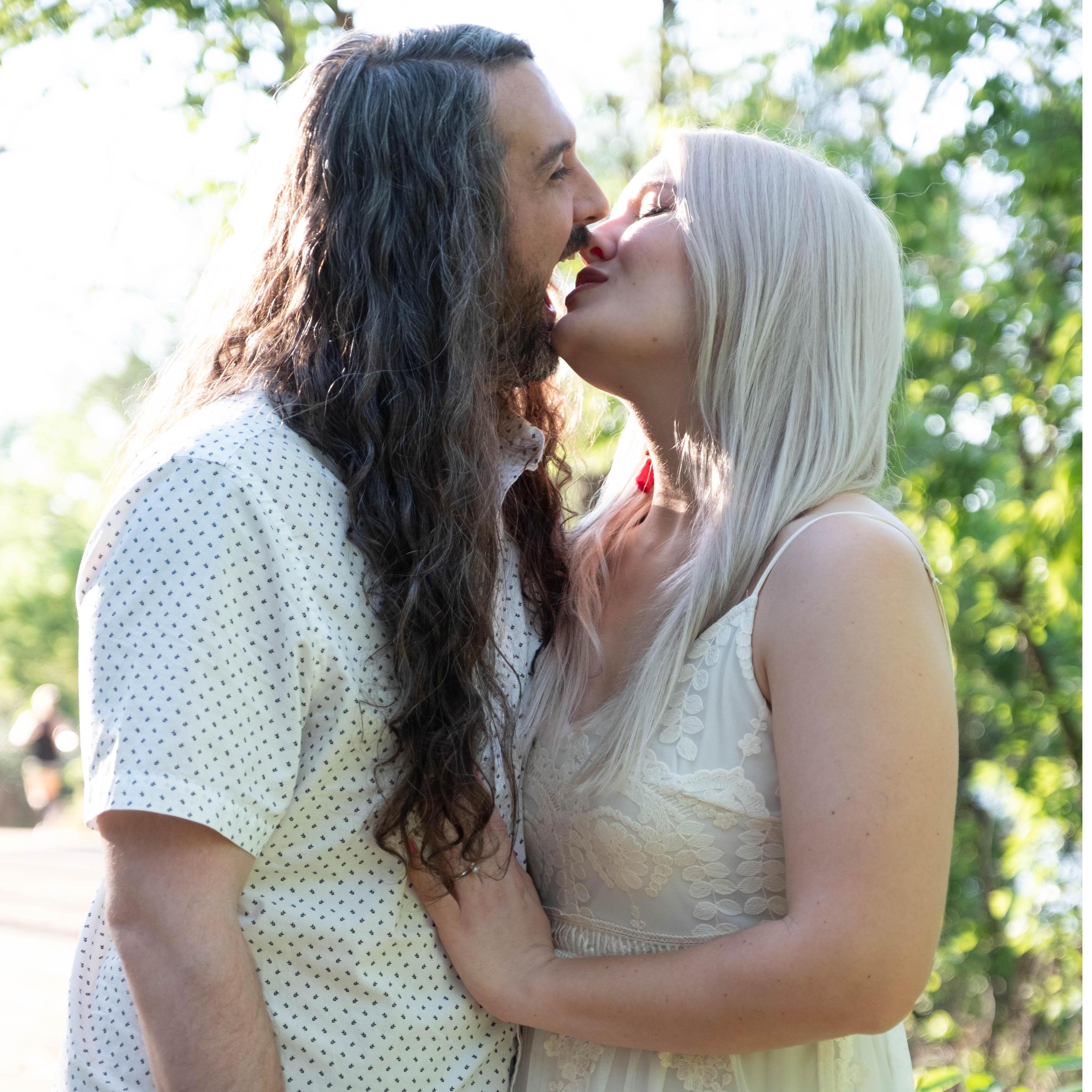 An outtake from the Zilker Park engagement shoot.