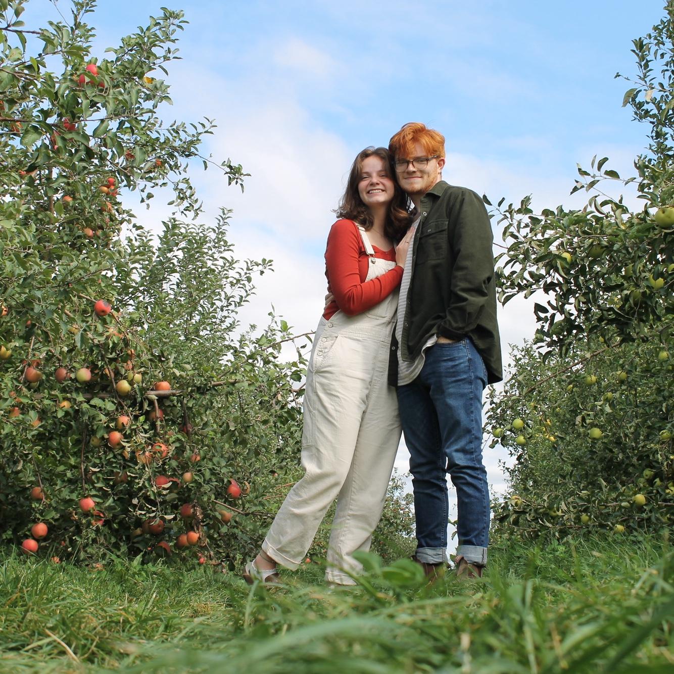 A new tradition of apple picking :)