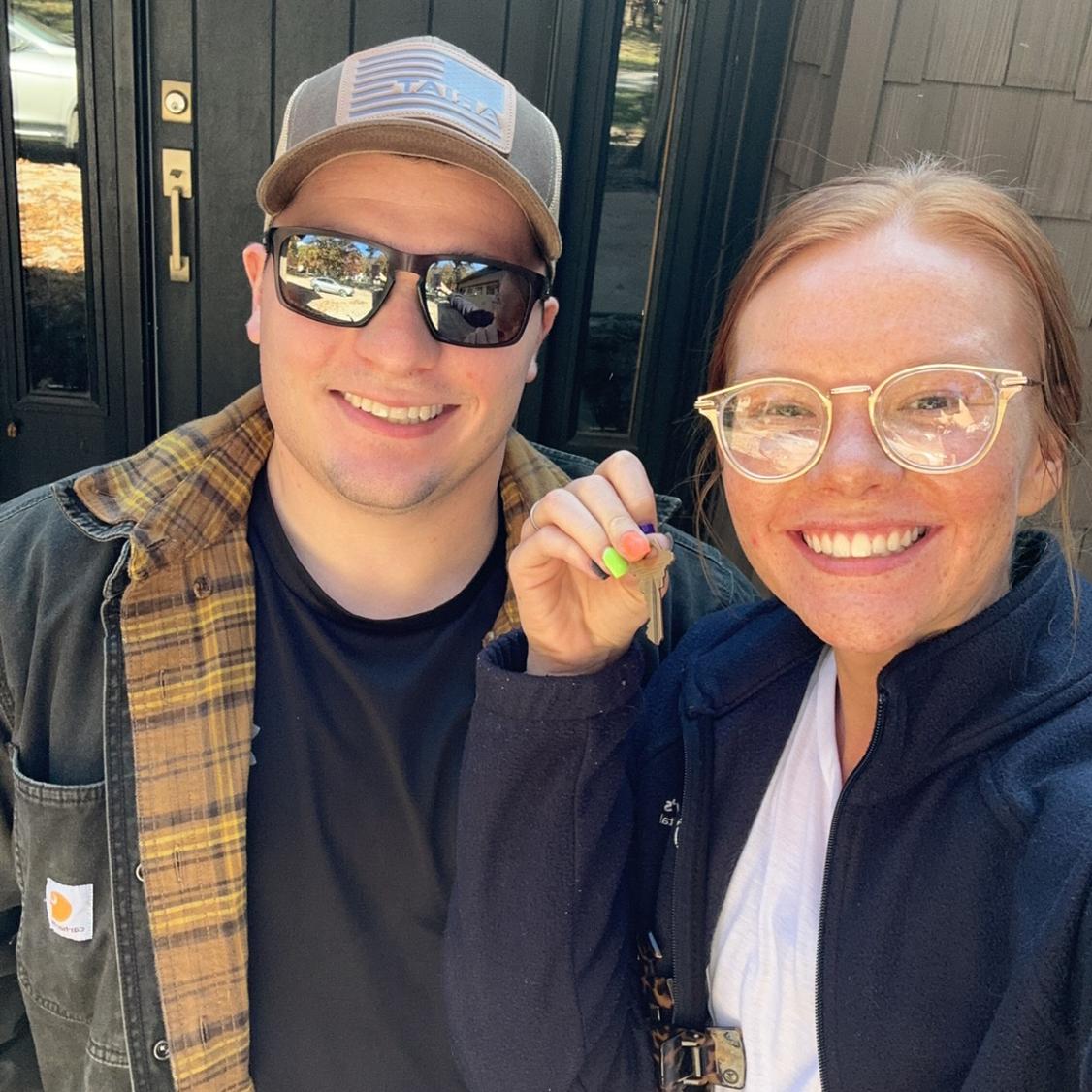 The day we closed on our house and received the keys 10/30/2023