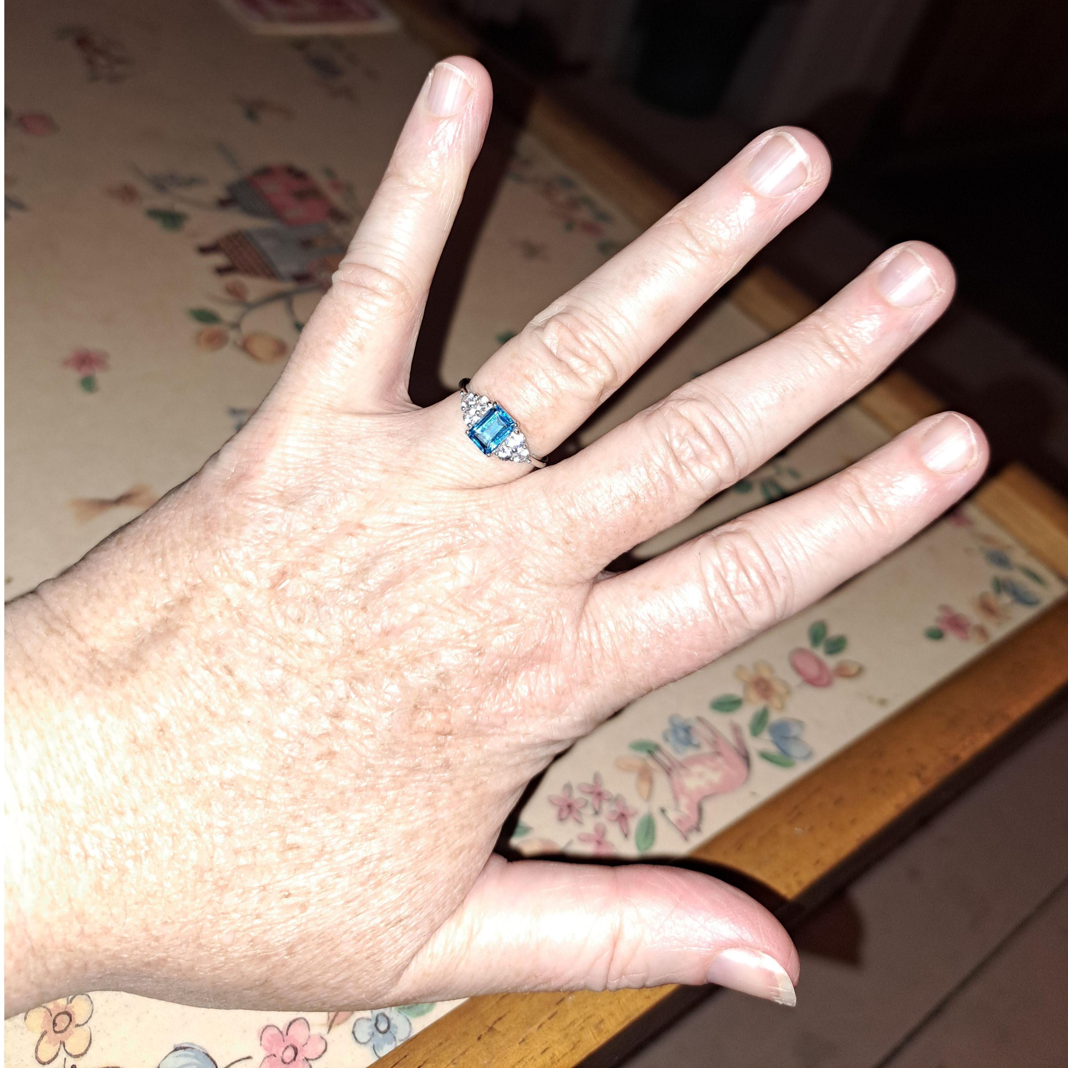 Monday, August 5, 2024. V was cleaning the range when G came home from work and got down on one knee.