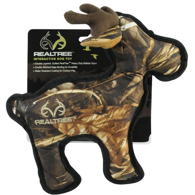 Hyper Pet Realtree Moose Interactive Dog Toy, Camo
