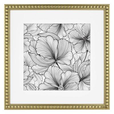 Beaded Frame Antique Brass - 5x5"