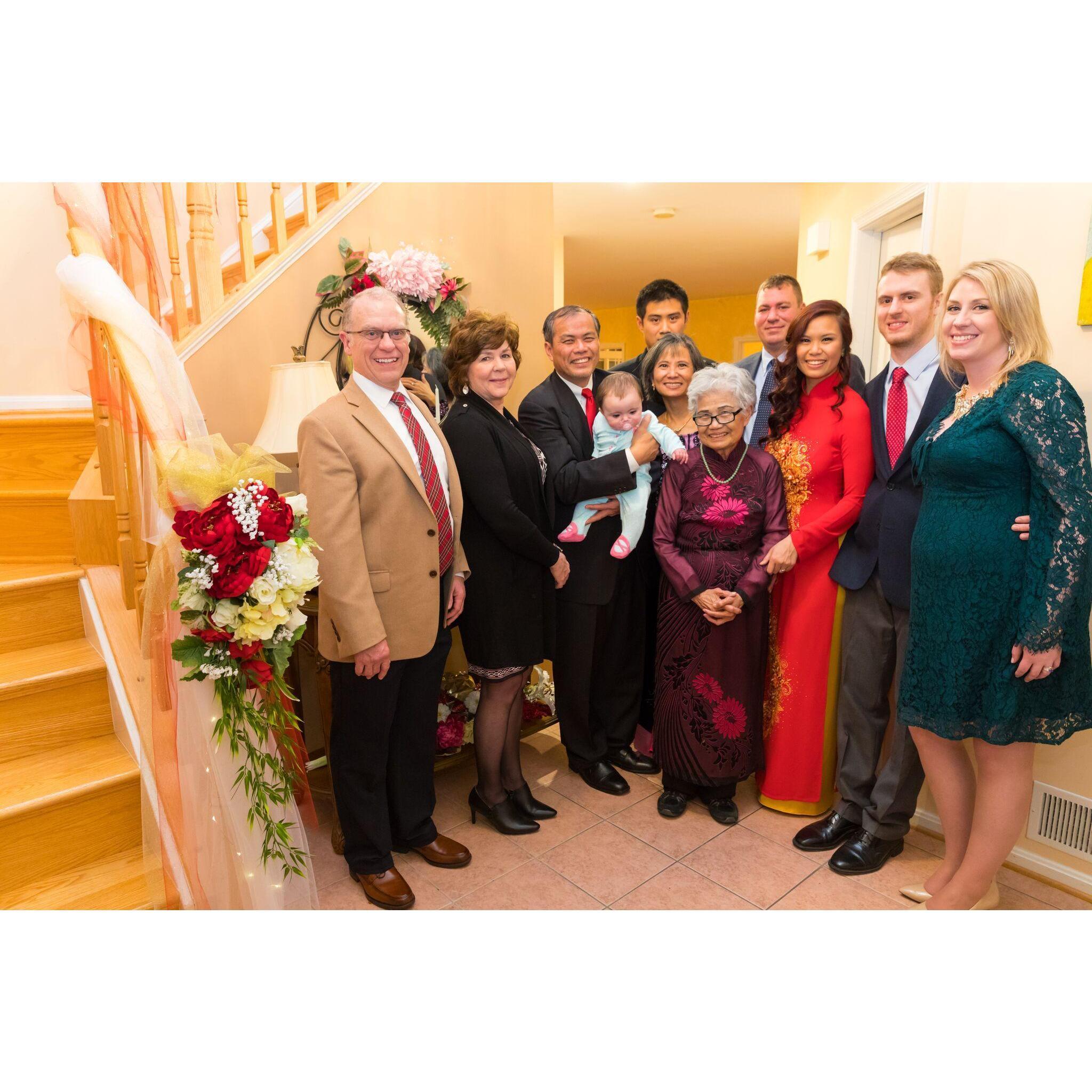 Two families come together.
Vietnamese Engagement - Dam Hoi
Leesburg, VA
December 2017