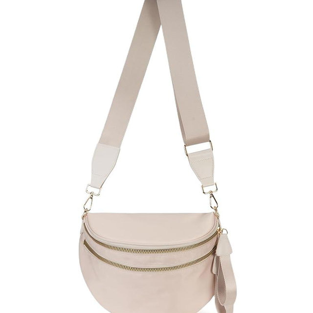 Spacious Nylon Crossbody Bag Bum Bag Handbags Wallets Purses Trendy Shoulder Bag for Women