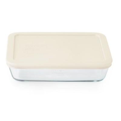 Pyrex 3 Cup Rectangular Food Storage Container Ivory