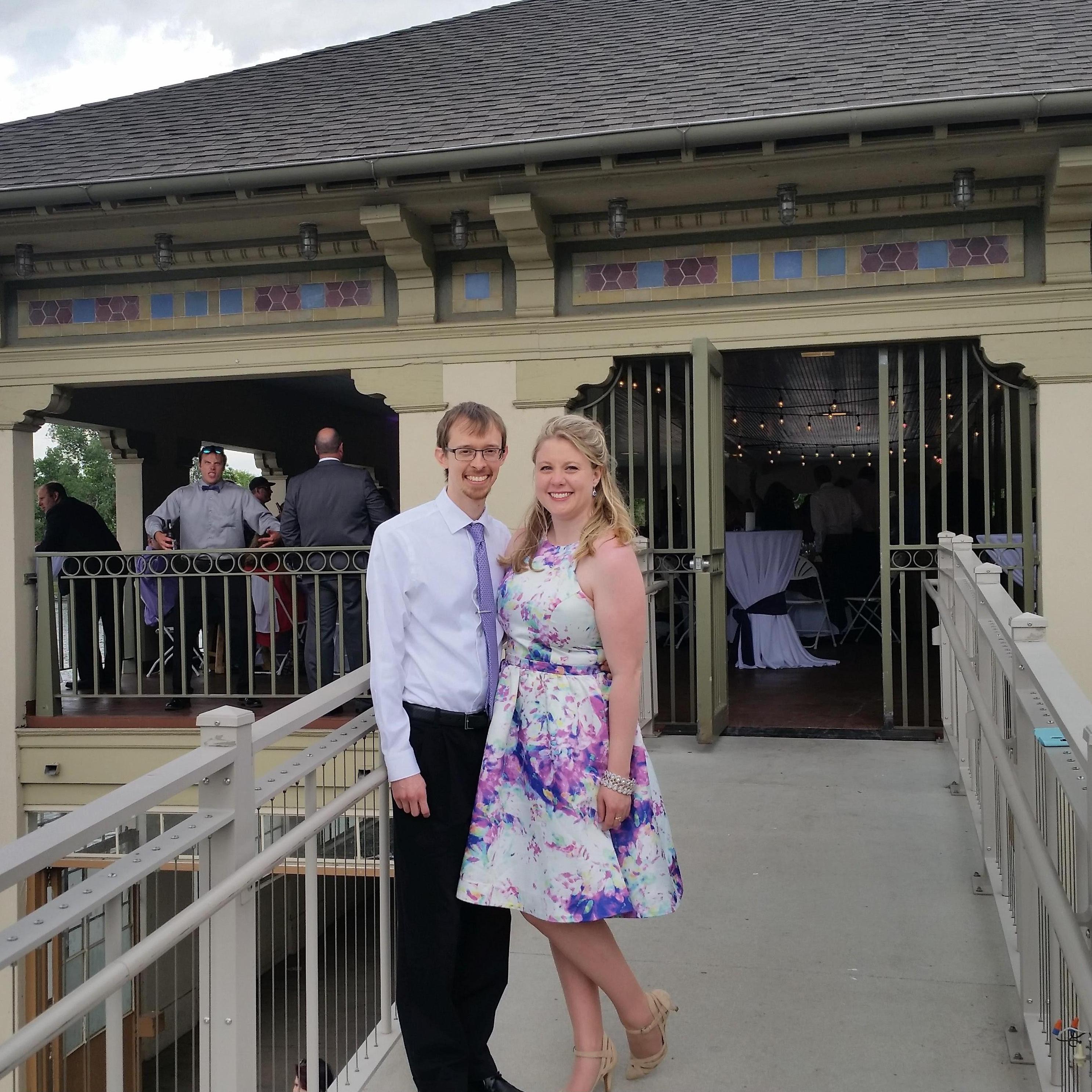 So glad my cousin James decided to join us for this photo at our aunt's wedding in 2017.