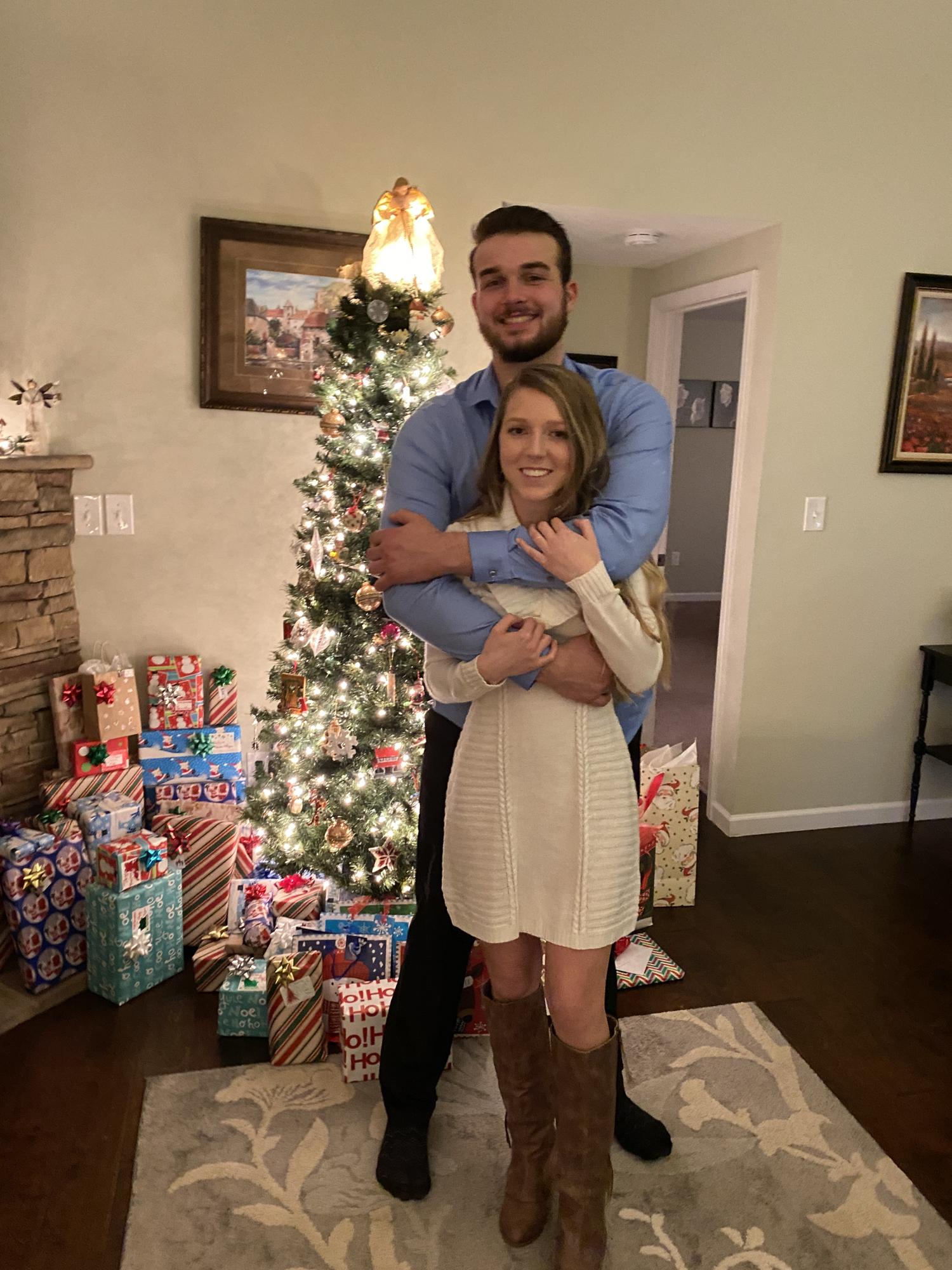 Our first Christmas together.