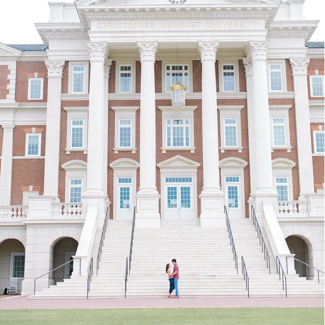 Engagement Photos at CNU by Paige Ryan Photography