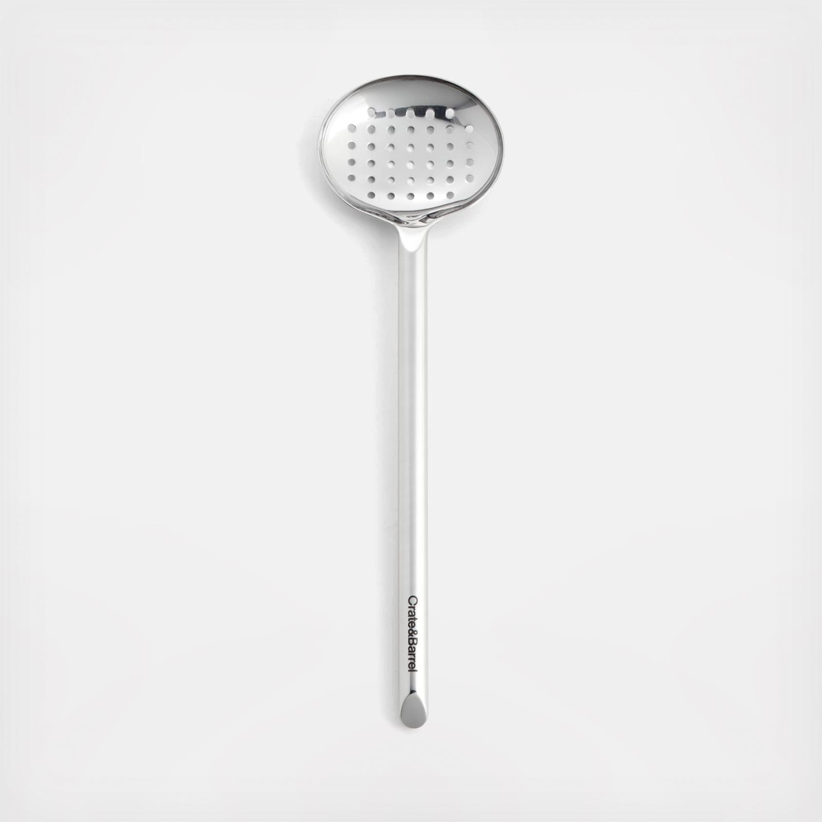 Crate & Barrel Black Silicone Spoon