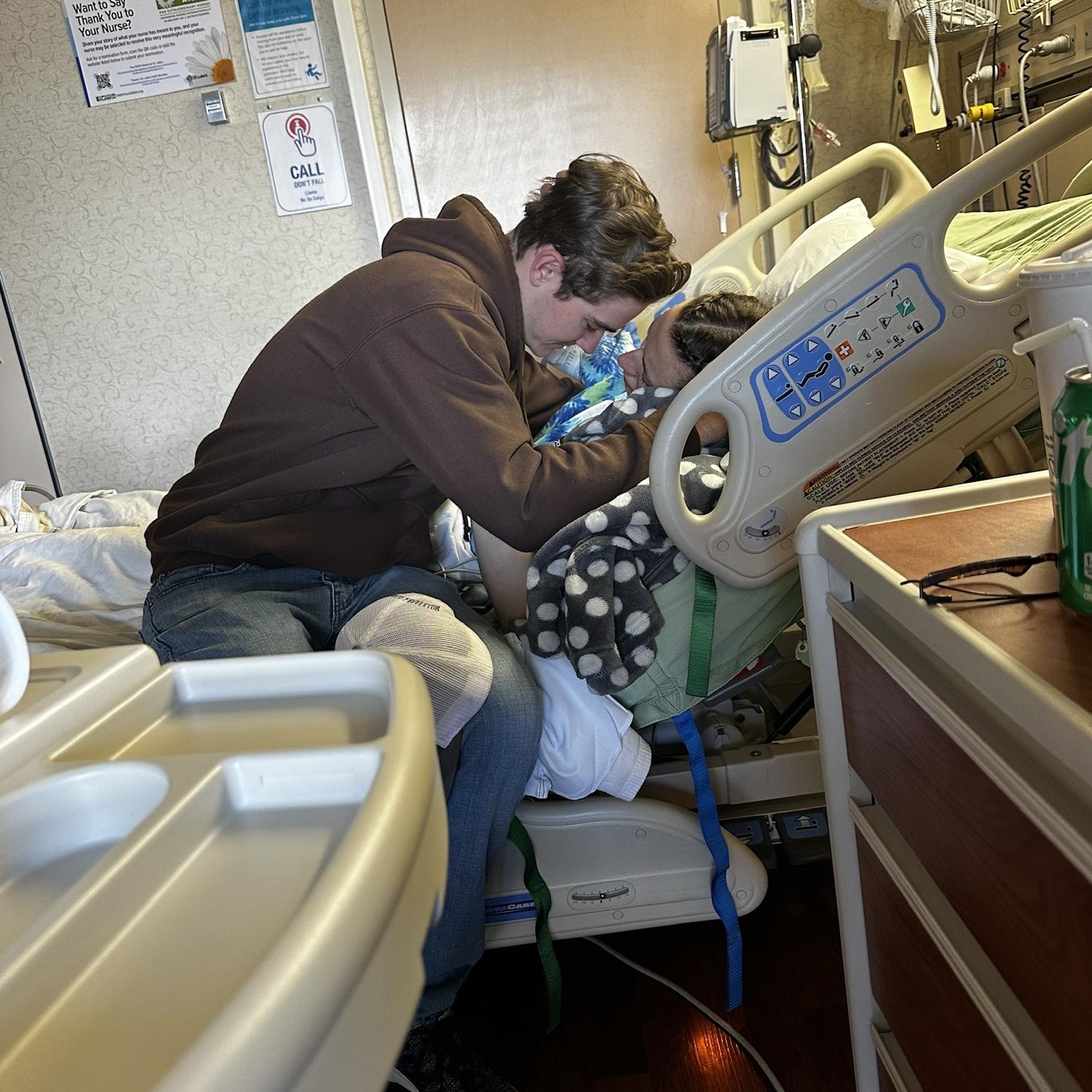 Right after Autumn’s surgery