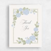 Blue Wedding Thank You - Giselda Portrait