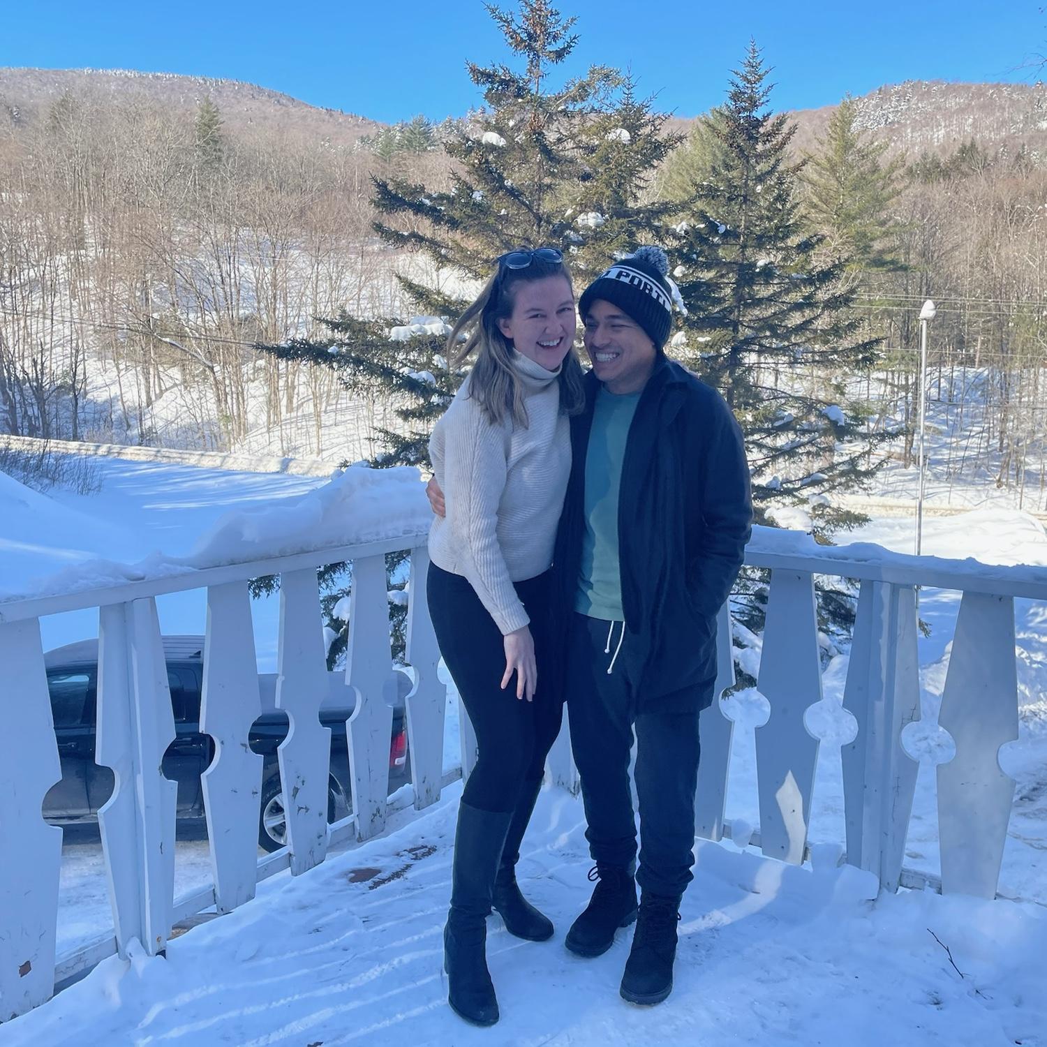 What came to be our first of many ski trips to Vermont!