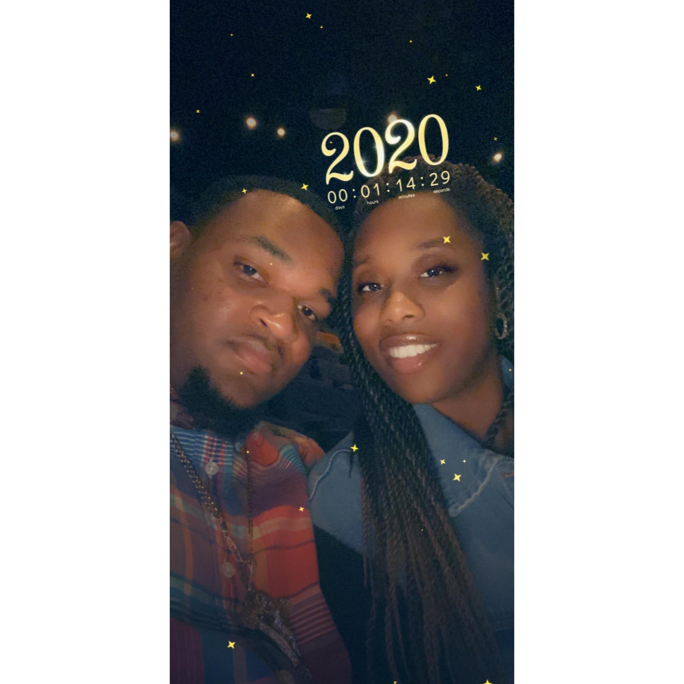 Brought in the New Year as boyfriend and girlfriend and ended the year as an engaged couple.