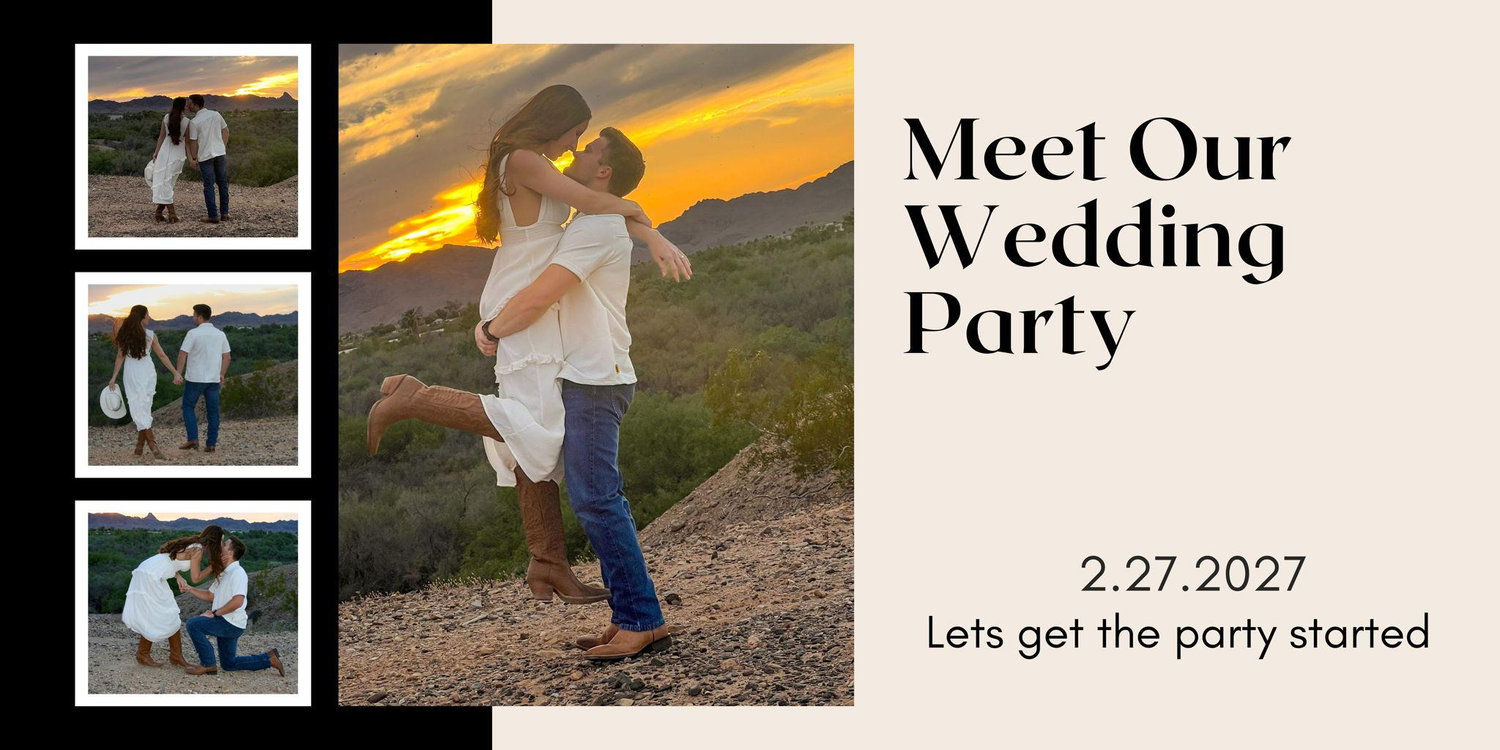 The Wedding Website of Taylor Dickens and Cole Roelofsz