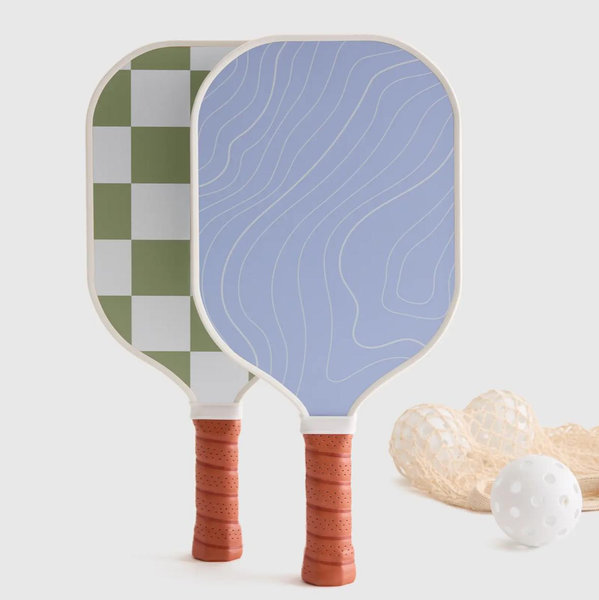 Two Paddle Pickleball Set - Sky Blue/Sage