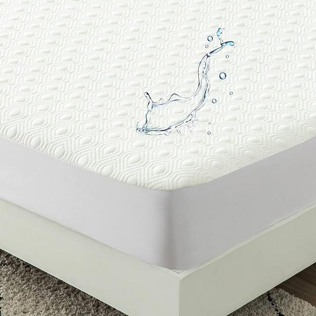Waterproof Short Queen Mattress Protector for 60 x75 RV Queen Bed Cooling Bamboo Viscose Jacquard Noiseless Smooth Top Fitted Matressprotector Cover