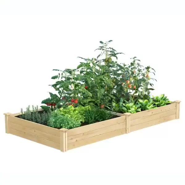 4 ft. x 8 ft. x 10.5 in. Original Cedar Raised Garden Bed