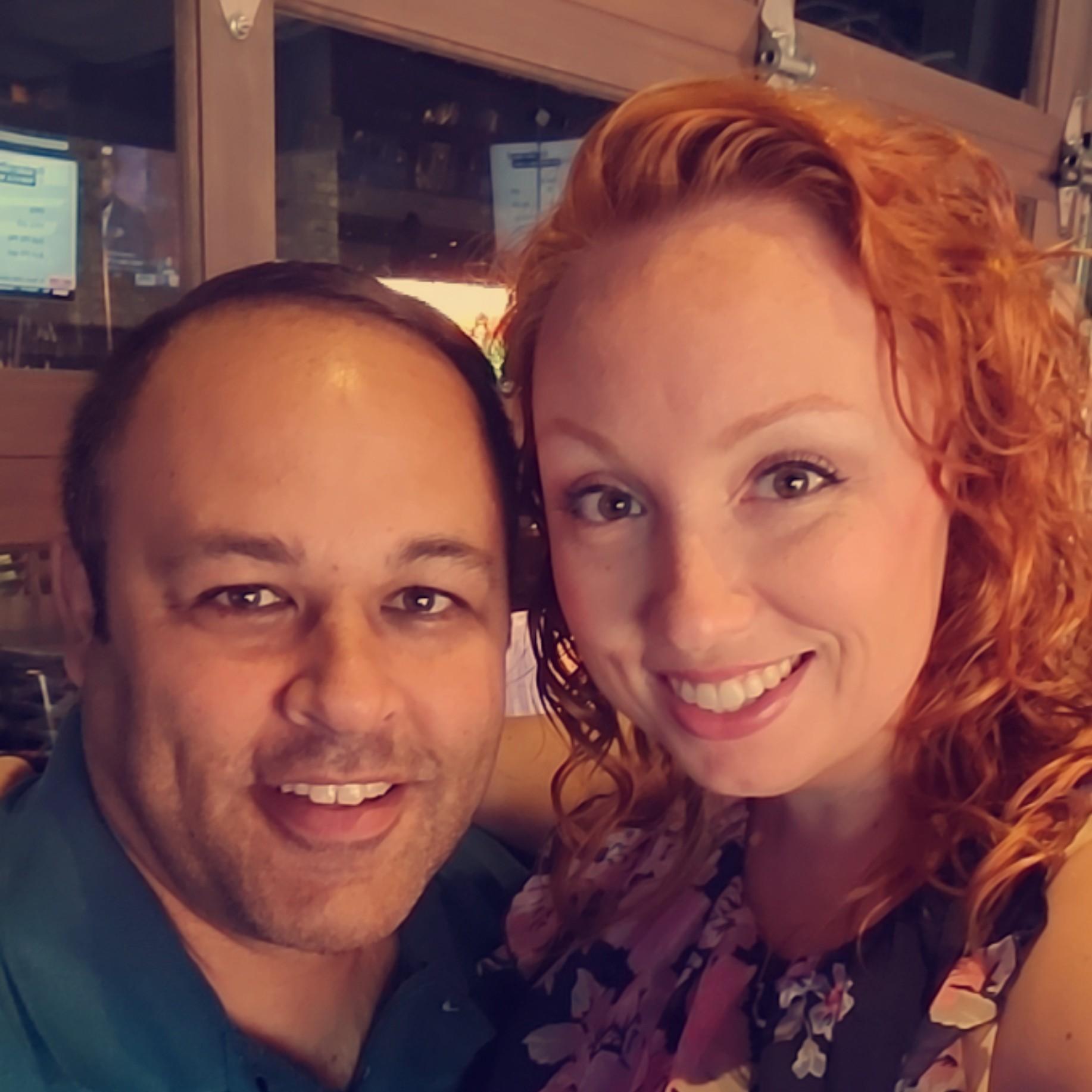 Celebrating 1 year @ the location of our first date