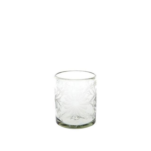 Clear Short Flower Glass (Set of 4)