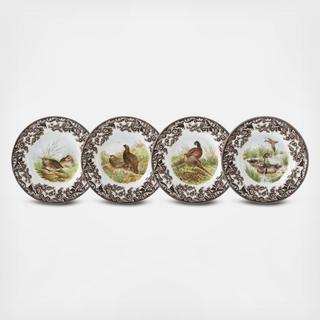 Woodland Canape Plate, Set of 4