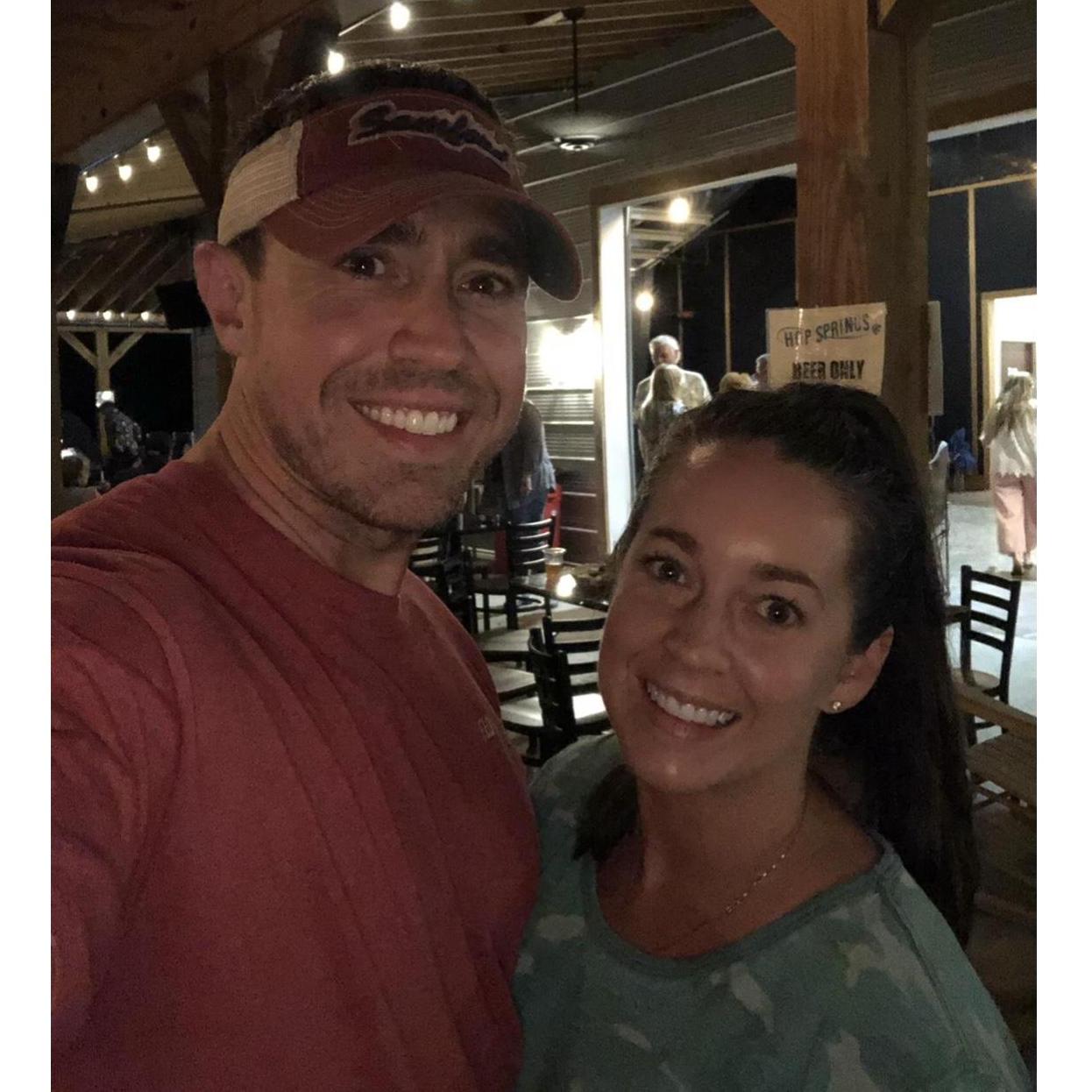 Enjoying live music!