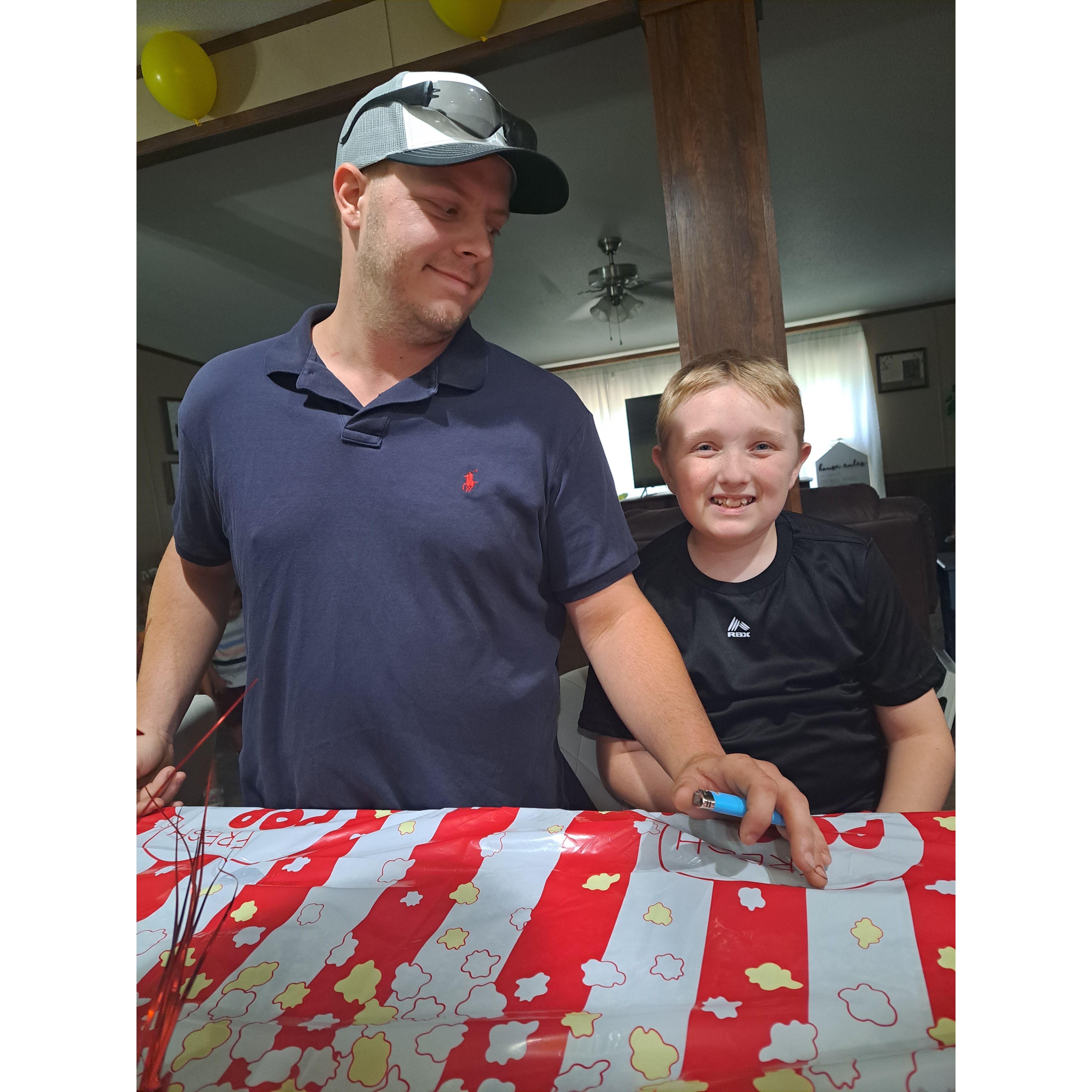 First time throwing a birthday party together our boy!