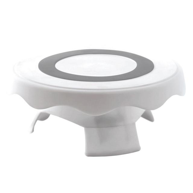 Wilton® High and Low Adjustable Cake Turntable in White