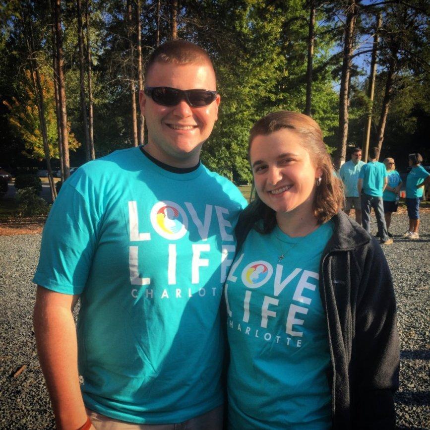 Prayer walking with Love Life Charlotte. 
We both have a passion for praying for an unborn baby's right to live.
09/21/2019.