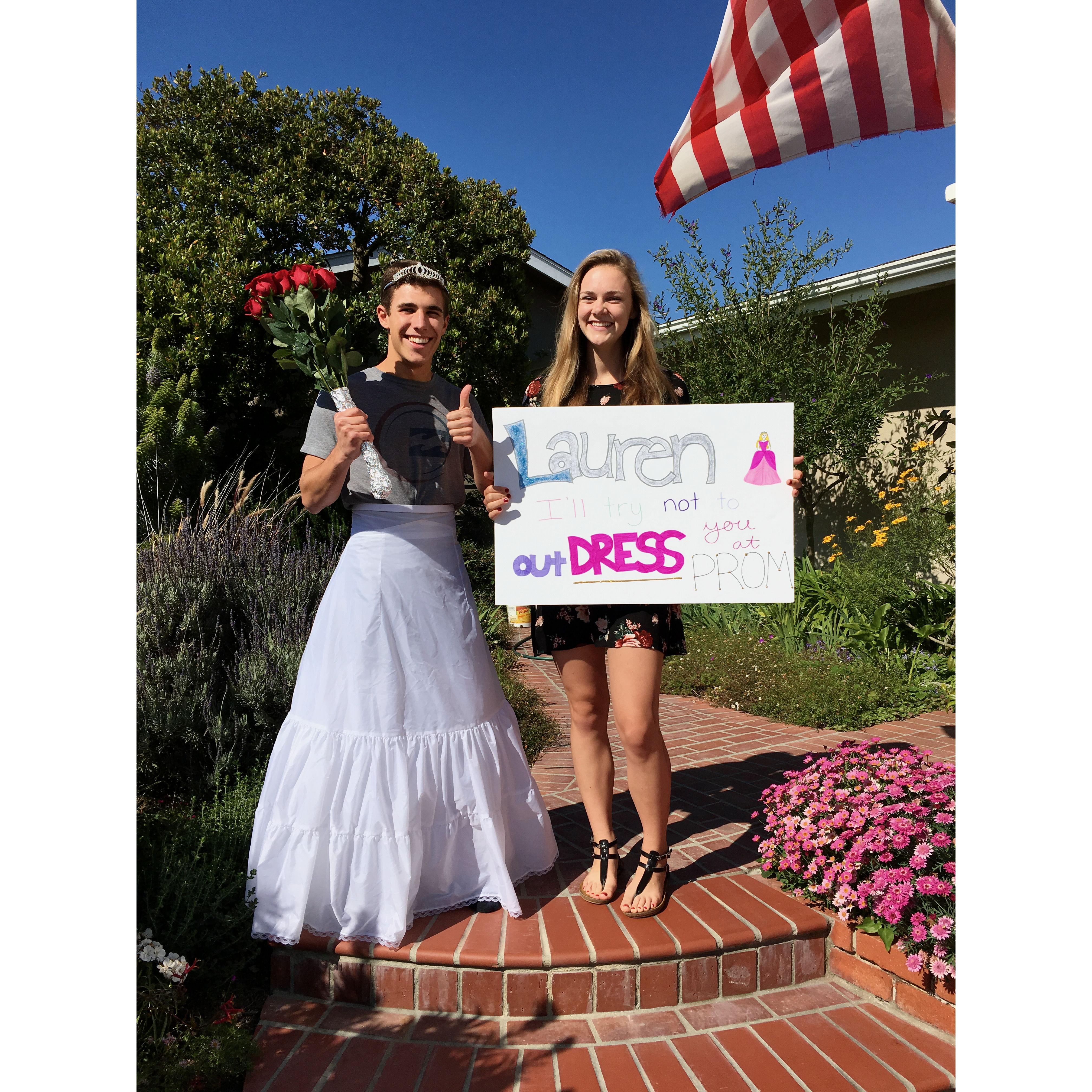 Asking Lauren to Senior Prom (2016)