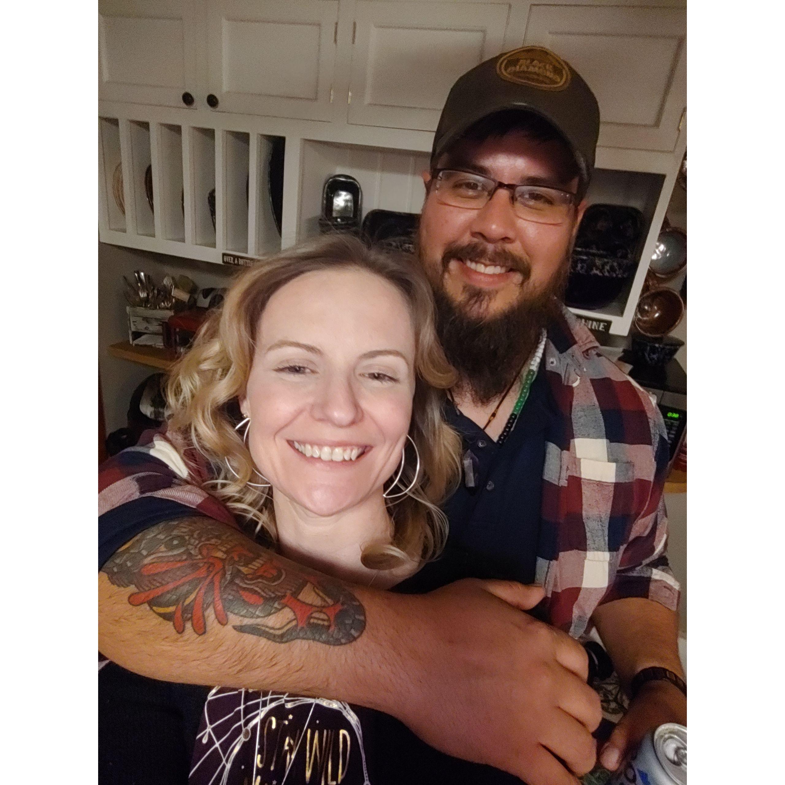 New Year's Eve grins.
