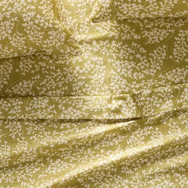 Organic Cotton Sateen Printed Sheet Set