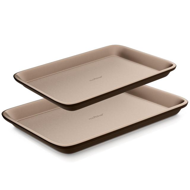 NutriChef 2 Piece Non-Stick Baking Sheet Set