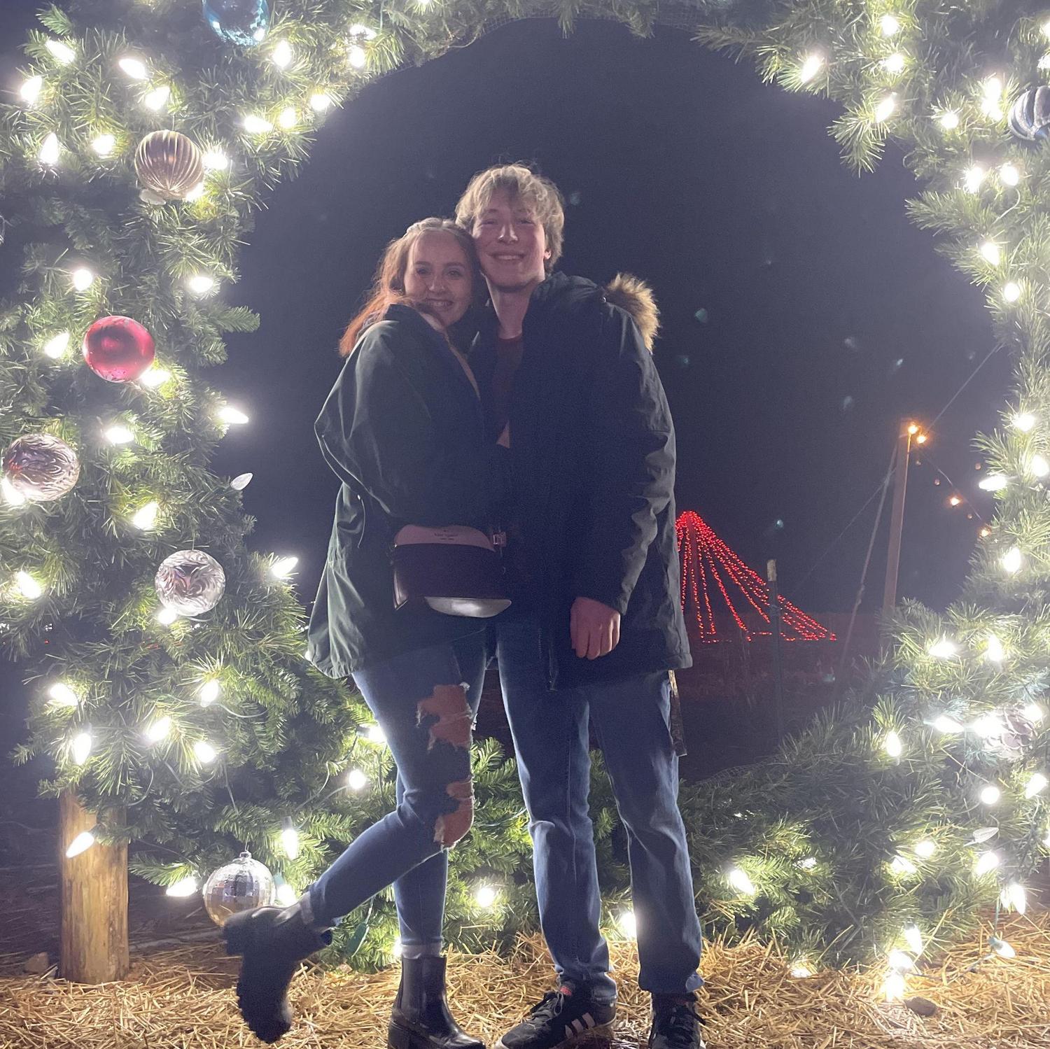 Our frist date, Trail of Lights 2022