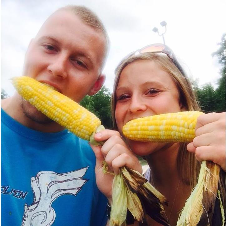 When you're both from Holmen you enjoy Kornfest together!