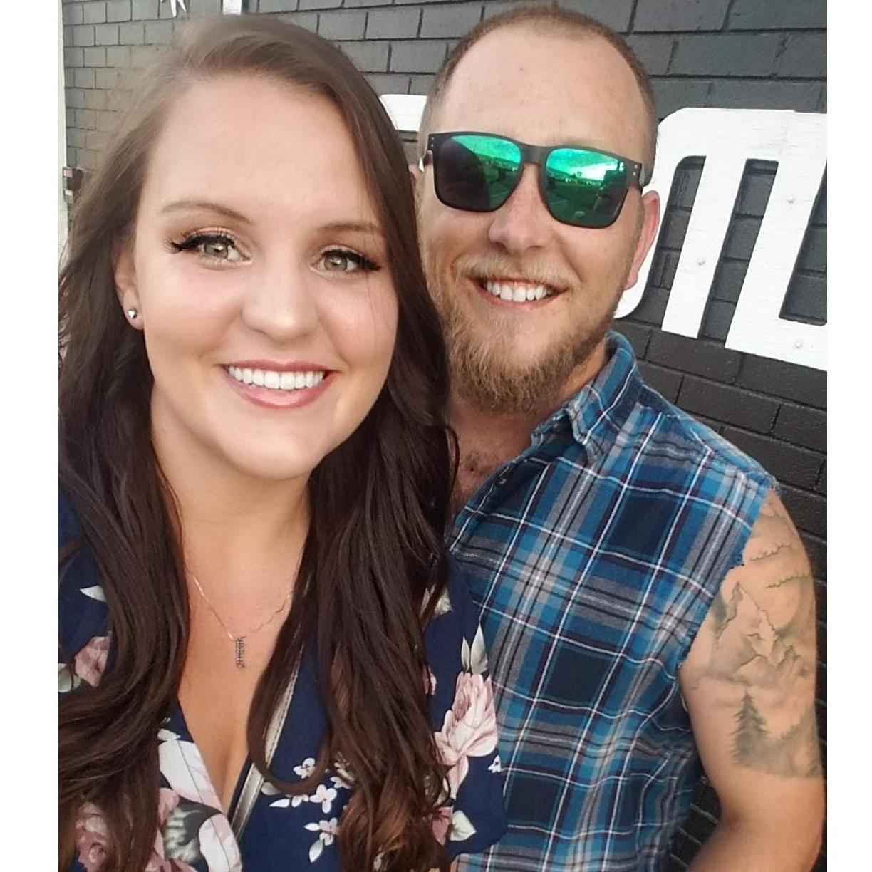Cropped flannel for Tanner, fancy dress for me, "opposites attract" date night