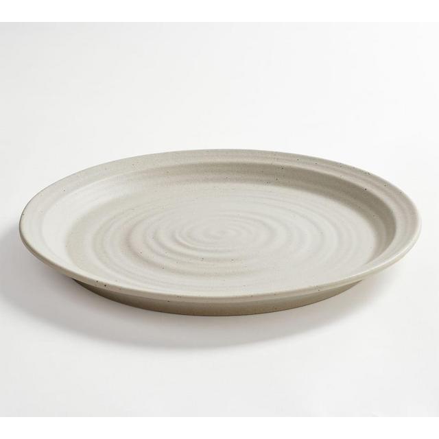 Farmstead Stoneware Serving Platter - Oatmeal