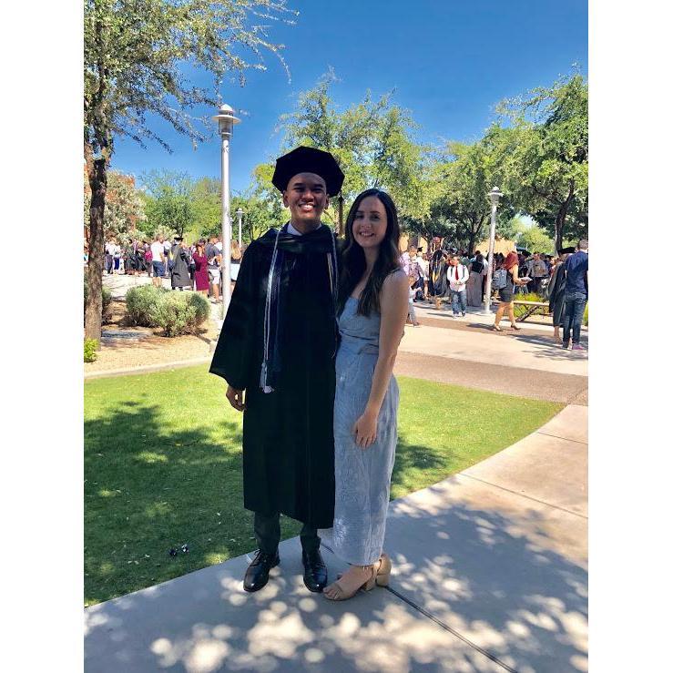 Victor's graduation from pharmacy school