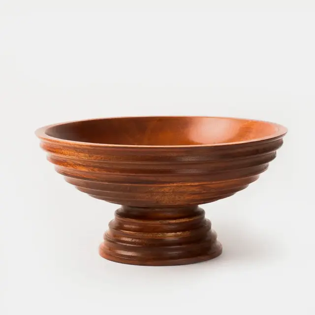 Jharna Mangowood Pedestal Bowl