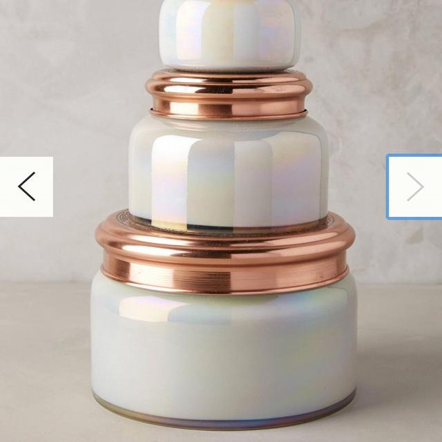 Capri Blue Colossal Mercury Glass Candle