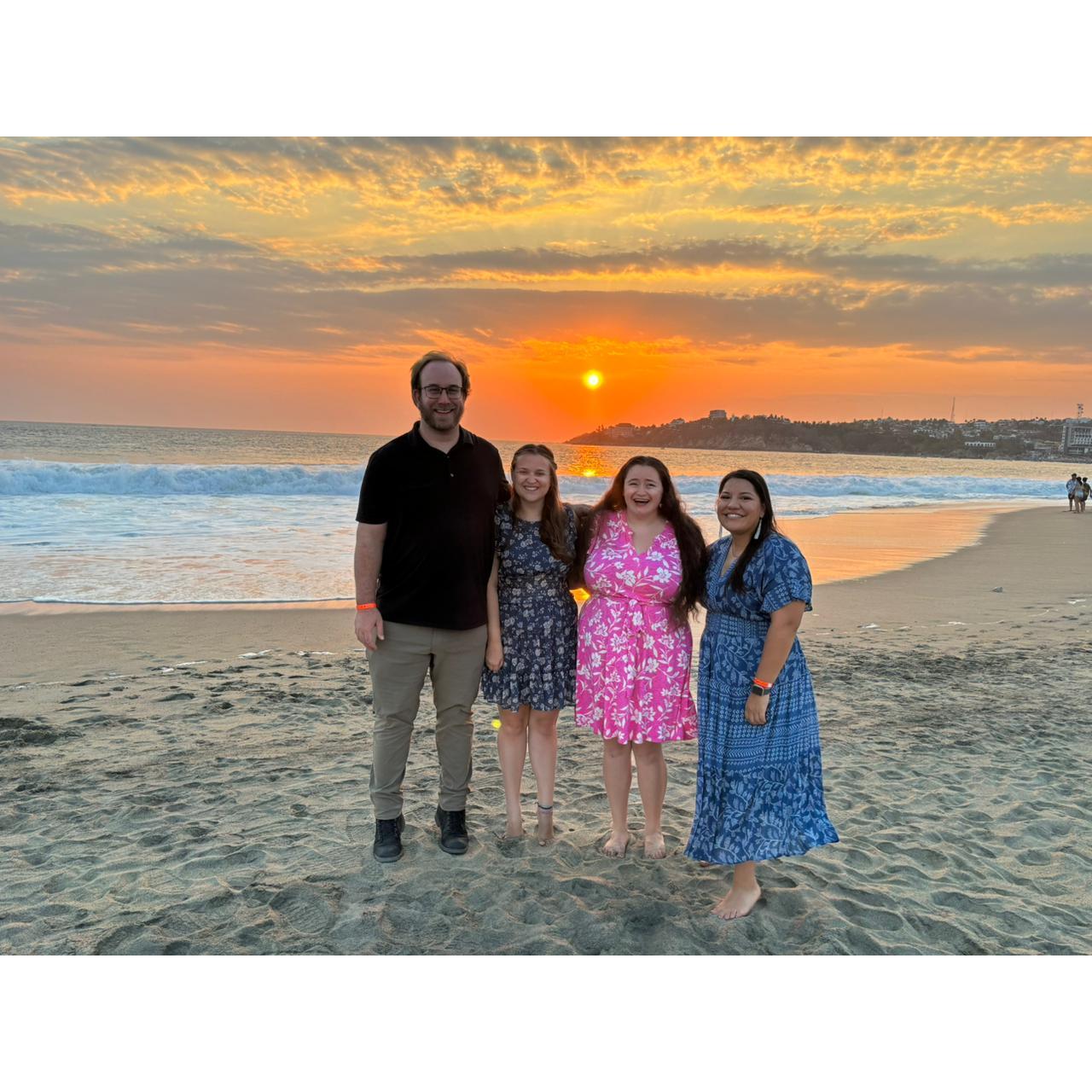 Our first trip to the beach before we were dating.